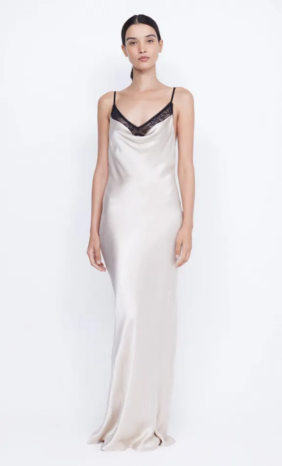 Bec Bridge ARABELLA BACKLESS DRESS 8211 SANDBLACK Women Prom Dresses