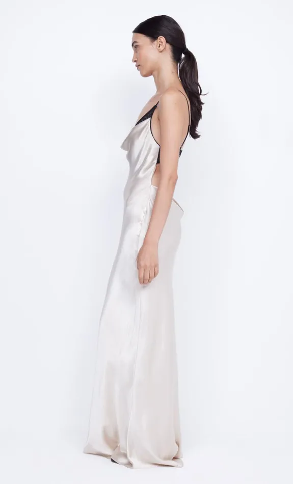 Bec Bridge ARABELLA BACKLESS DRESS 8211 SANDBLACK Women Prom Dresses