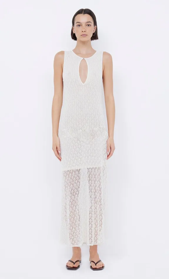 Bec Bridge AURORA KEYHOLE DRESS 8211 IVORY Women Maxi Dresses