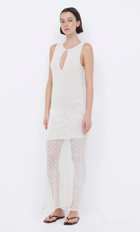 Bec Bridge AURORA KEYHOLE DRESS 8211 IVORY Women Maxi Dresses