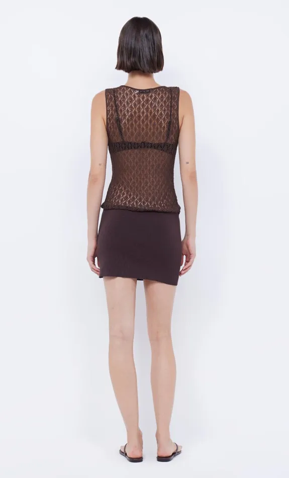 Bec Bridge AURORA MINI DRESS 8211 CHOC Women Mini Dresses