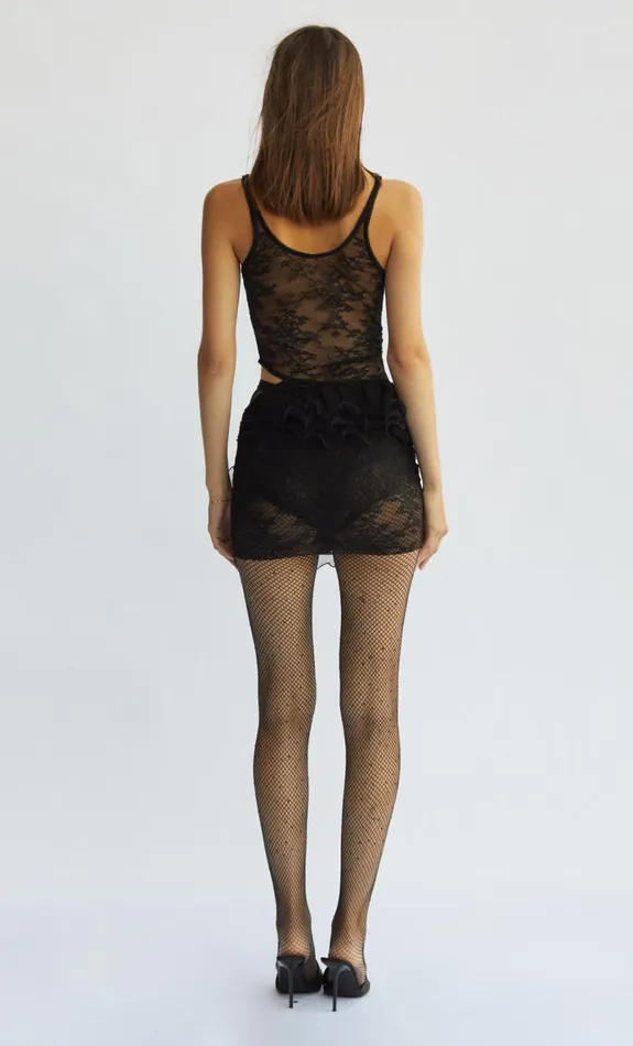 Bec Bridge AVENIDA CUT OUT MINI DRESS 8211 BLACK Women Mini Dresses