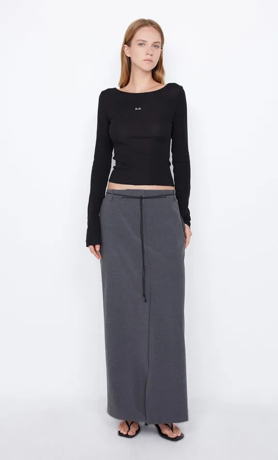 Bec Bridge BB LONG SLEEVE TOP 8211 BLACK Women Long Sleeve
