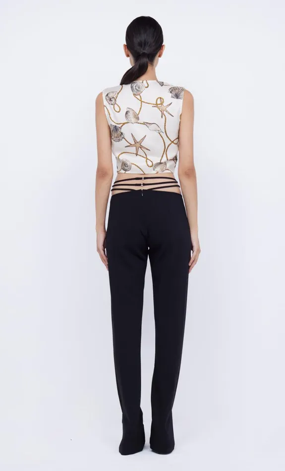 Bec Bridge BAYSIDE TWIST CROP TOP 8211 PARISIAN SHELL Women Cropped