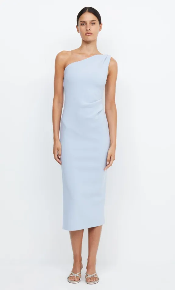 Bec Bridge BE MINE ASYM DRESS 8211 DUSTY BLUE Women Bridesmaid Dresses