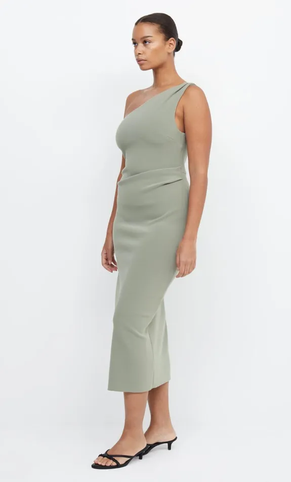 Bec Bridge BE MINE ASYM DRESS 8211 SAGE Women Bridesmaid Dresses