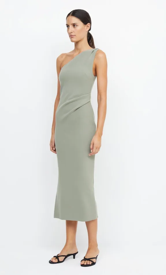 Bec Bridge BE MINE ASYM DRESS 8211 SAGE Women Bridesmaid Dresses