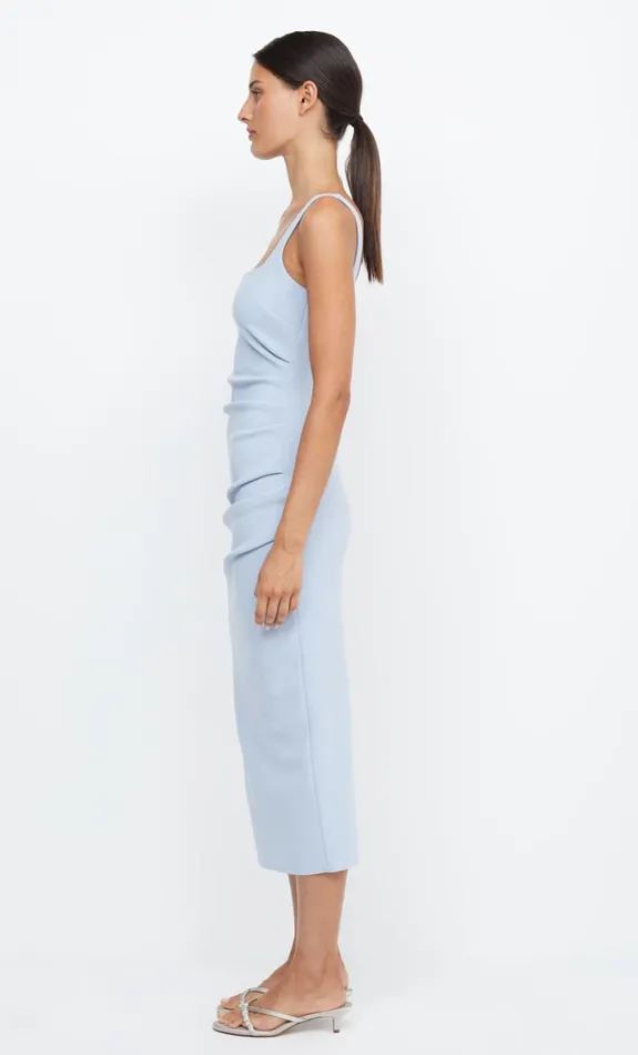 Bec Bridge BE MINE SQUARE NECK DRESS 8211 DUSTY BLUE Women Bridesmaid Dresses