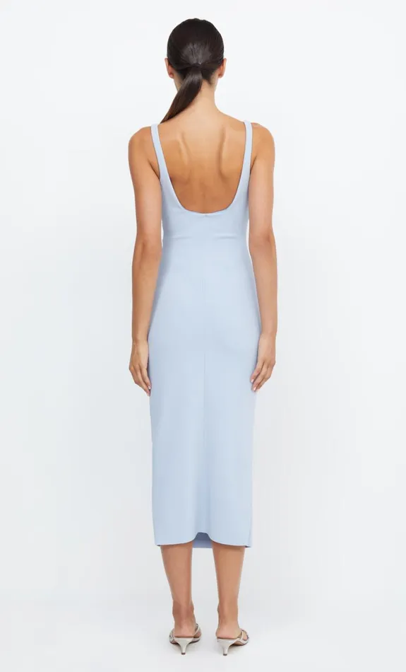 Bec Bridge BE MINE SQUARE NECK DRESS 8211 DUSTY BLUE Women Bridesmaid Dresses