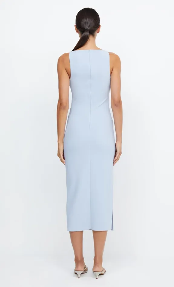 Bec Bridge BE MINE TUCK DRESS 8211 DUSTY BLUE Women Bridesmaid Dresses