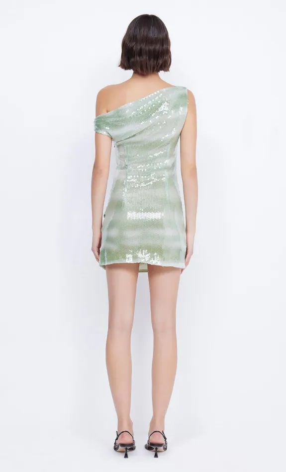Bec Bridge BRYDIE ASYM MINI DRESS 8211 MINT OMBRE Women Mini Dresses