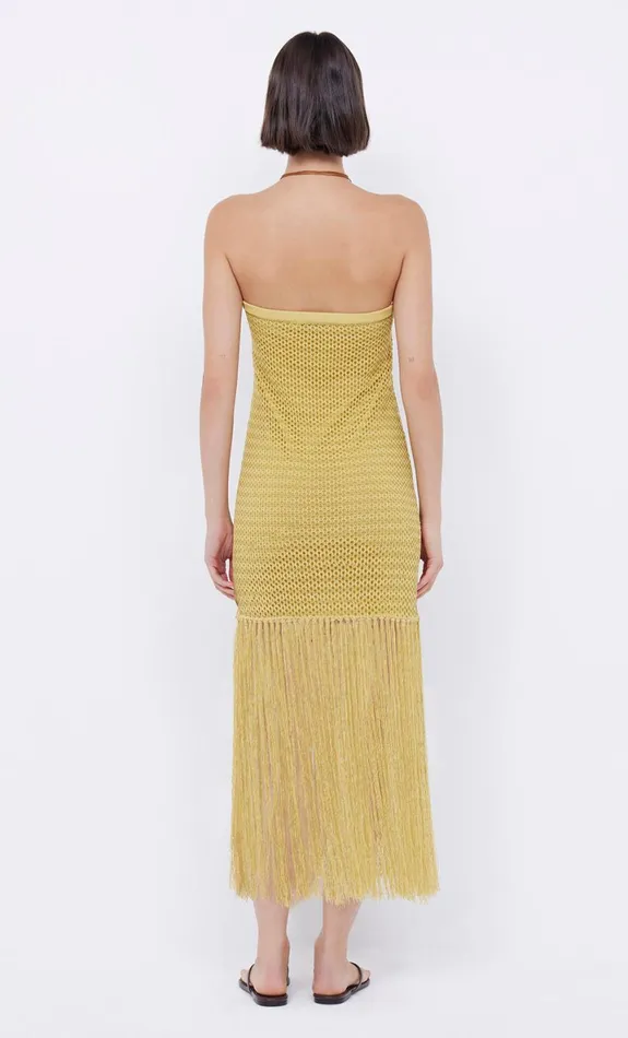 Bec Bridge CALISTA STRAPLESS DRESS 8211 CITRUS Women Midi Dresses
