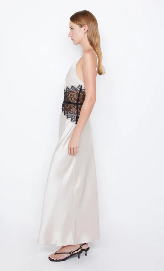 Bec Bridge CAMILLE MAXI DRESS 8211 SANDBLACK Women Prom Dresses