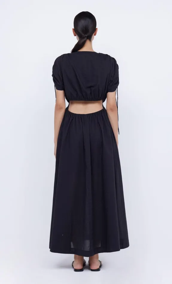 Bec Bridge CAPRI V MAXI DRESS 8211 BLACK Women Maxi Dresses