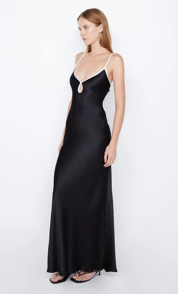 Bec Bridge CEDAR CITY MAXI DRESS 8211 BLACKIVORY Women Maxi Dresses