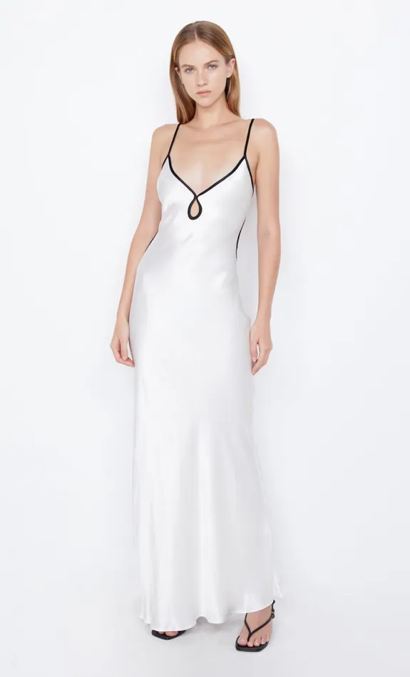 Bec Bridge CEDAR CITY MAXI DRESS 8211 IVORYBLACK Women Maxi Dresses
