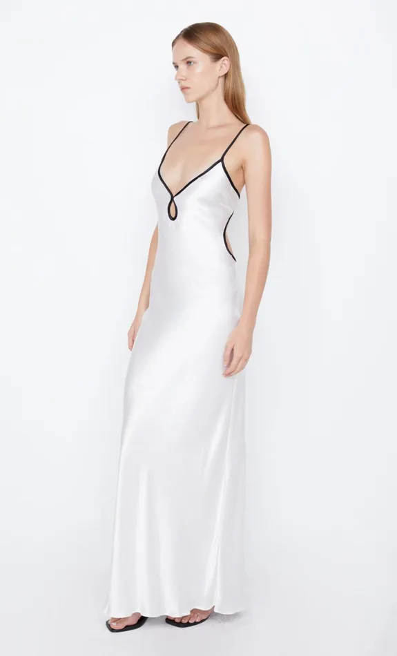 Bec Bridge CEDAR CITY MAXI DRESS 8211 IVORYBLACK Women Maxi Dresses