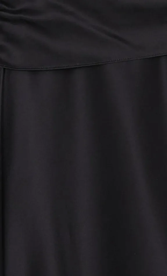 Bec Bridge CHANTILLY SILK RUCHED SKIRT 8211 BLACK Women Skirts
