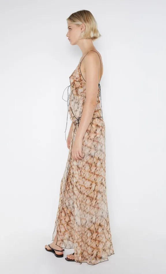 Bec Bridge CIEL WRAP MAXI DRESS 8211 GEO SHIBORI Women Wedding Guest