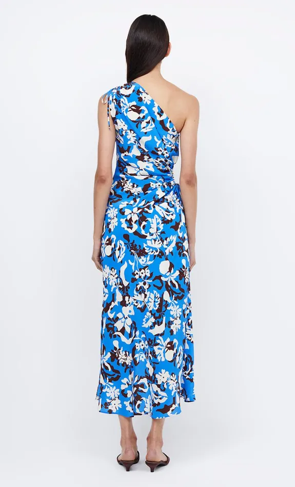 Bec Bridge CLARISSE ASYM MAXI DRESS 8211 BLUE LAGOON Women Maxi Dresses
