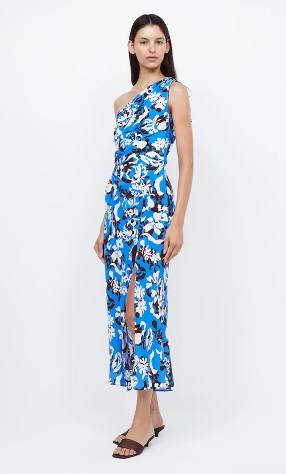 Bec Bridge CLARISSE ASYM MAXI DRESS 8211 BLUE LAGOON Women Maxi Dresses