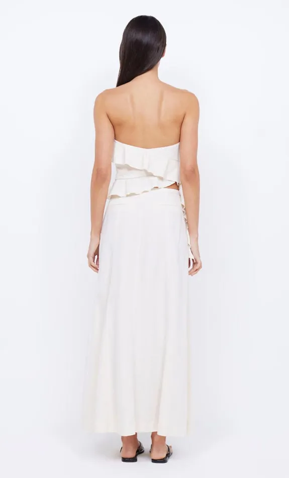 Bec Bridge COASTLINER STRAPLESS TOP 8211 CREAM Women Cropped