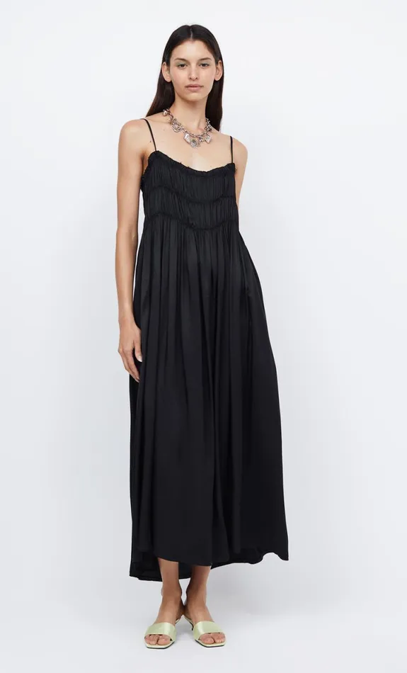 Bec Bridge DALI MAXI SHIFT DRESS 8211 BLACK Women Maxi Dresses