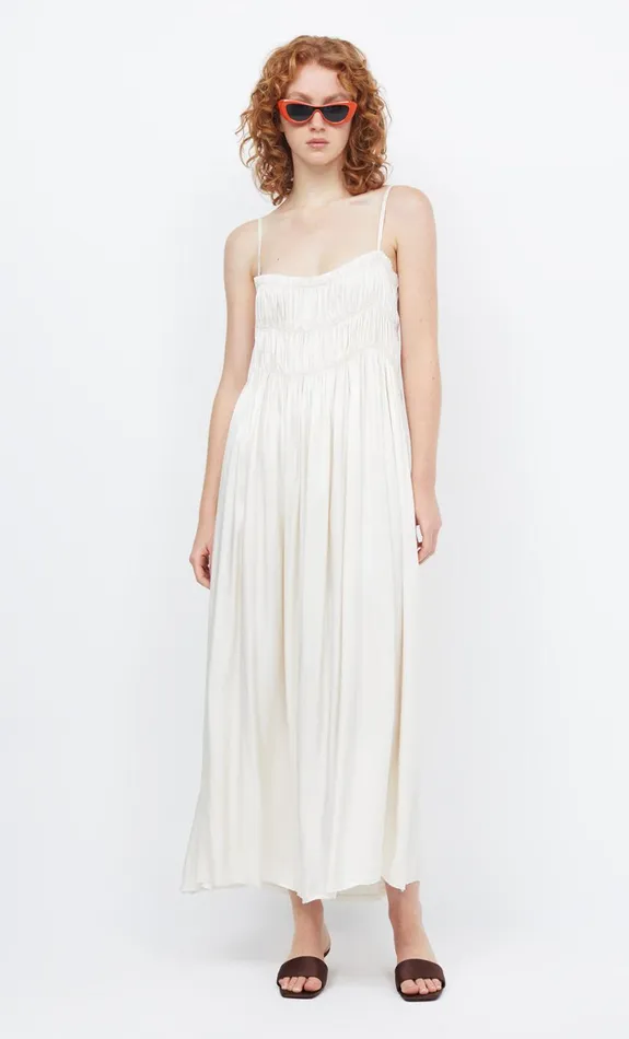 Bec Bridge DALI MAXI SHIFT DRESS 8211 IVORY Women Maxi Dresses