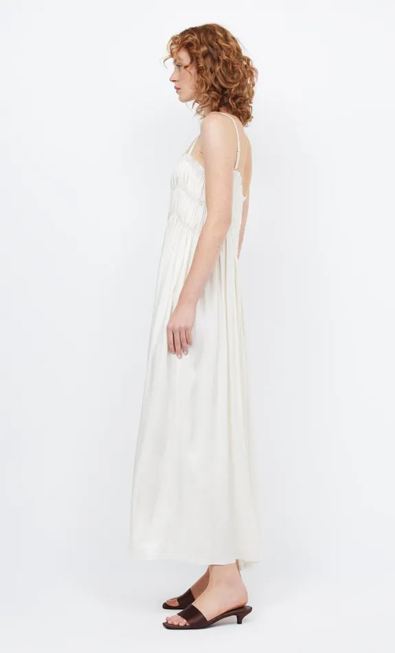 Bec Bridge DALI MAXI SHIFT DRESS 8211 IVORY Women Maxi Dresses