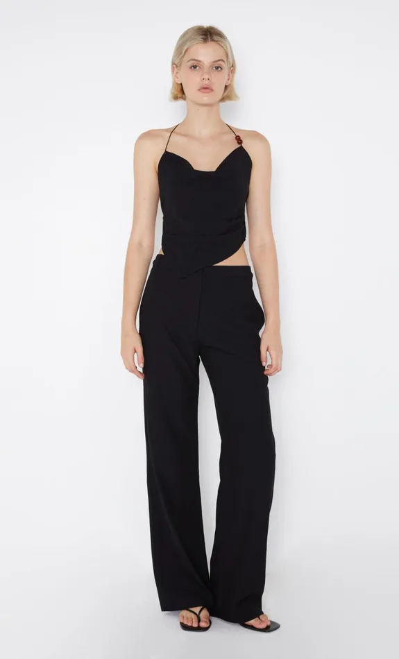 Bec Bridge DESIREE STRAIGHT LEG PANT 8211 BLACK Women Shorts Pants