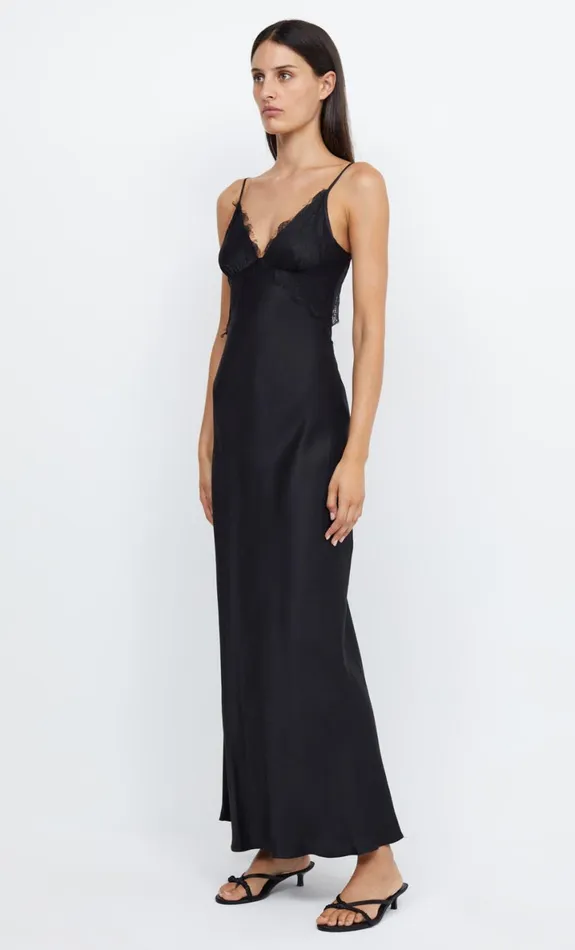 Bec Bridge EMERY LACE MAXI DRESS 8211 BLACKBLACK Women Maxi Dresses