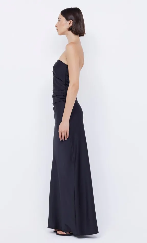Bec Bridge EMILIA STRAPLESS DRESS 8211 BLACK Women Maxi Dresses