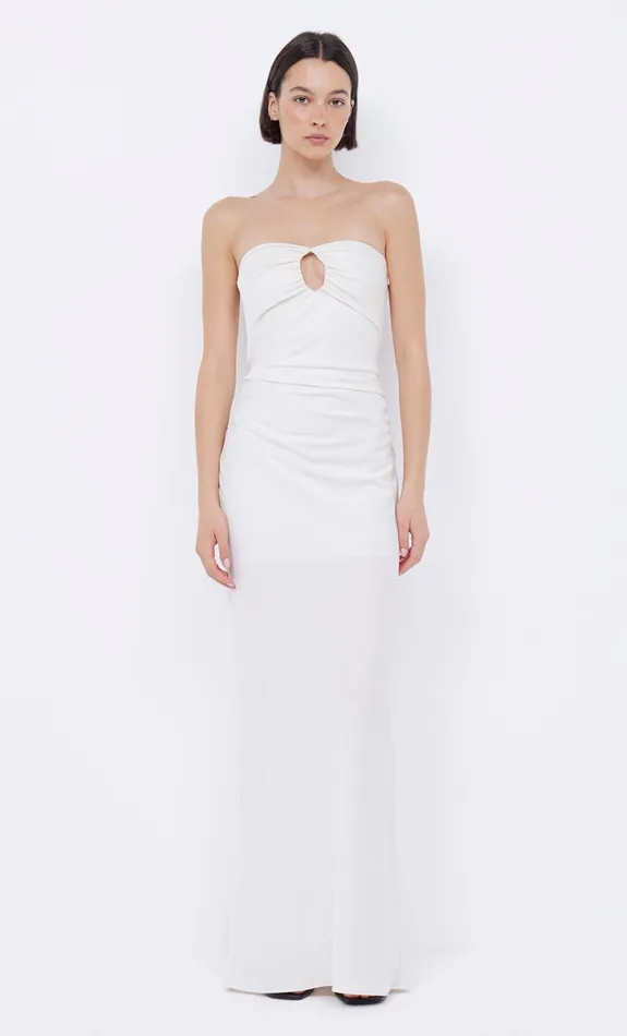 Bec Bridge EMILIA STRAPLESS DRESS 8211 IVORY Women Prom Dresses