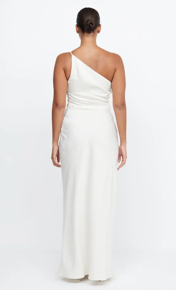Bec Bridge ETERNITY ASYM MAXI DRESS 8211 CREAM Women Maxi Dresses