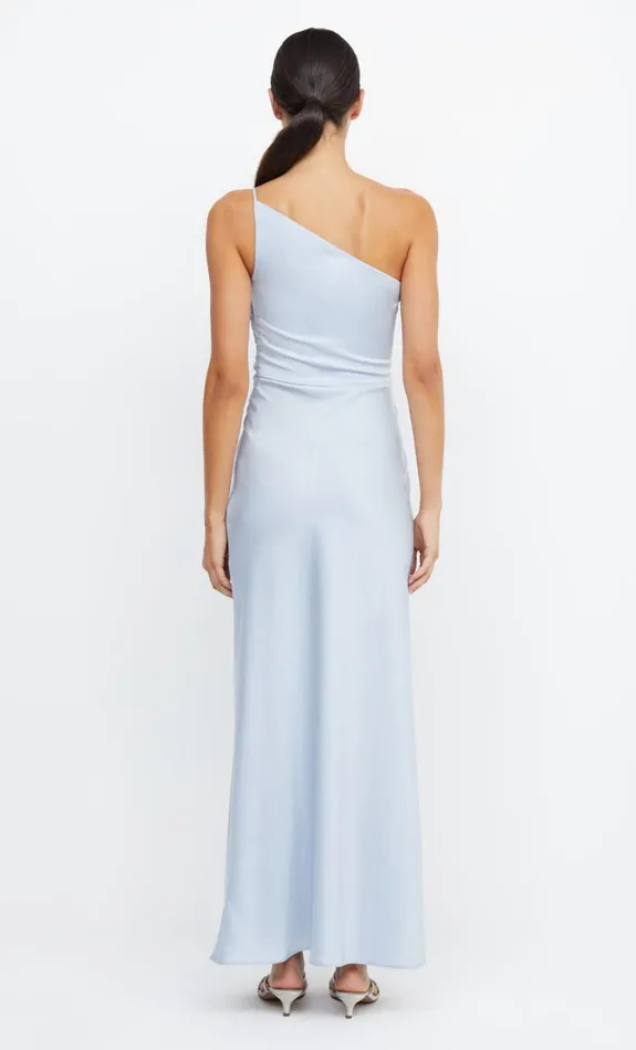 Bec Bridge ETERNITY ASYM MAXI DRESS 8211 DUSTY BLUE Women Prom Dresses