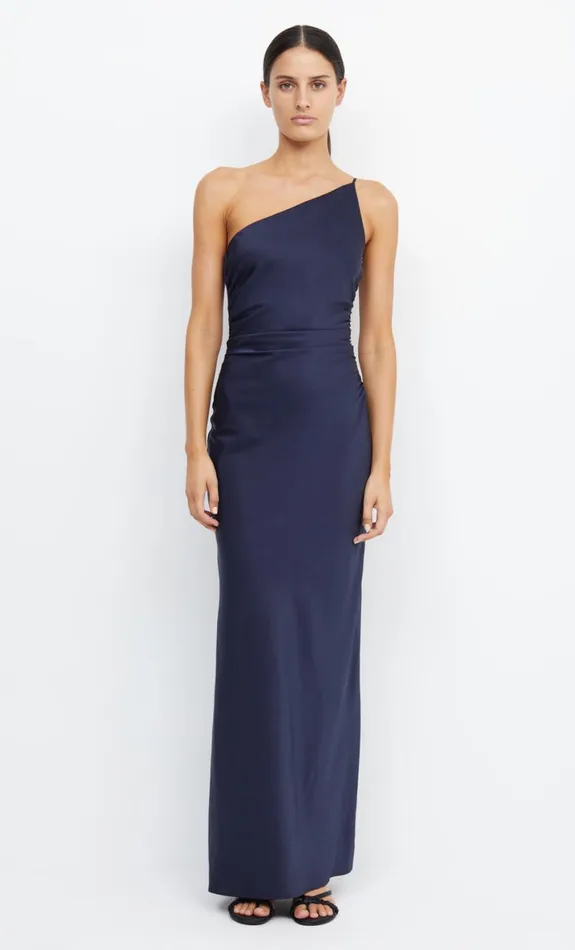 Bec Bridge ETERNITY ASYM MAXI DRESS 8211 INK Women Prom Dresses