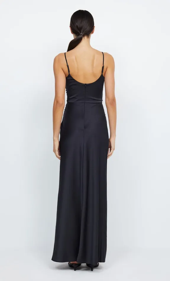 Bec Bridge ETERNITY SCOOP MAXI DRESS 8211 BLACK Women Maxi Dresses