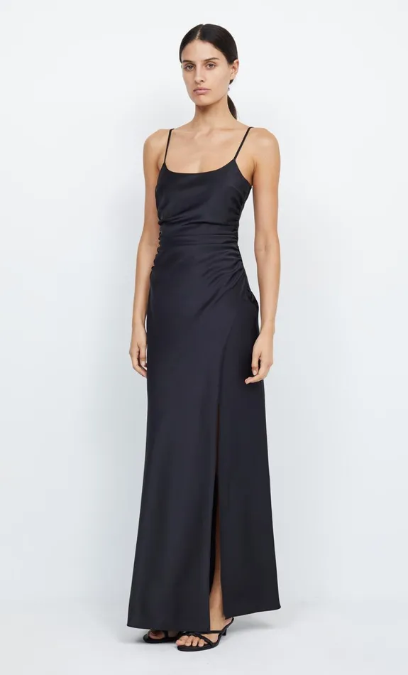 Bec Bridge ETERNITY SCOOP MAXI DRESS 8211 BLACK Women Maxi Dresses