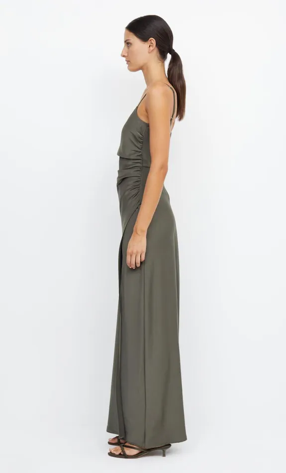 Bec Bridge ETERNITY SCOOP MAXI DRESS 8211 DARK WILLOW Women Prom Dresses