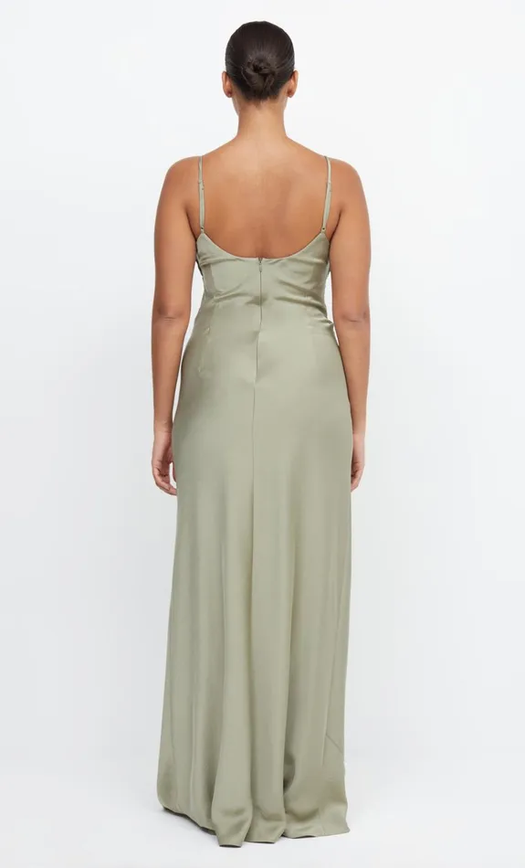 Bec Bridge ETERNITY SCOOP MAXI DRESS 8211 SAGE Women Prom Dresses