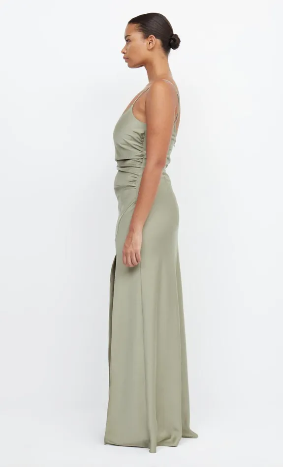 Bec Bridge ETERNITY SCOOP MAXI DRESS 8211 SAGE Women Prom Dresses