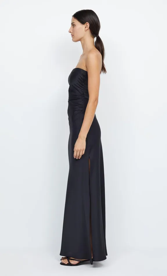 Bec Bridge ETERNITY STRAPLESS MAXI 8211 BLACK Women Prom Dresses