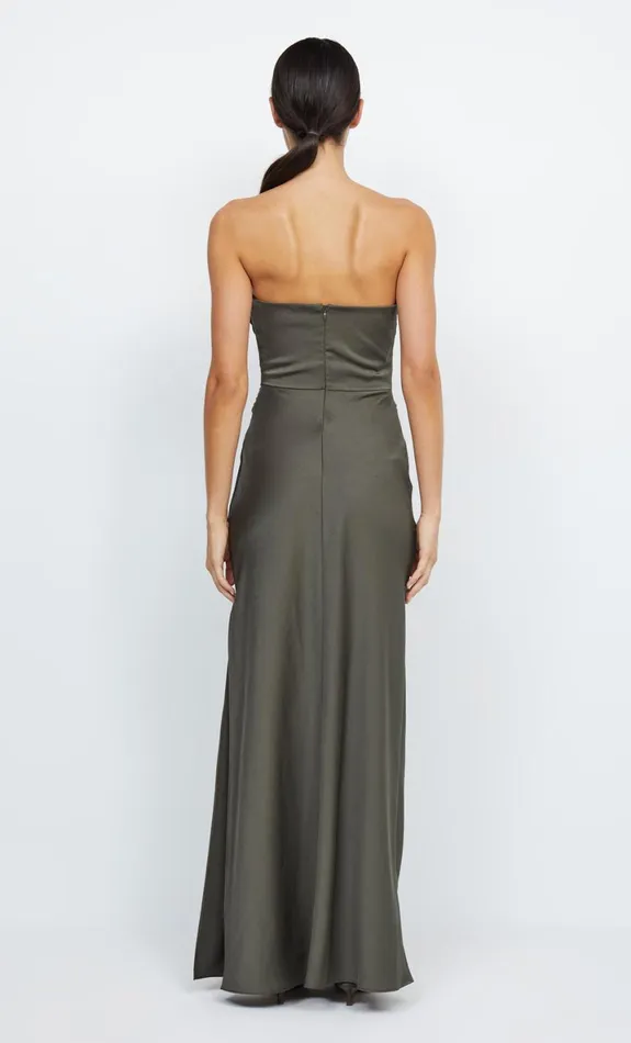 Bec Bridge ETERNITY STRAPLESS MAXI 8211 DARK WILLOW Women Prom Dresses