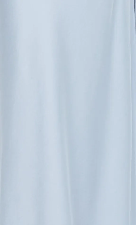 Bec Bridge ETERNITY STRAPLESS MAXI 8211 DUSTY BLUE Women Prom Dresses