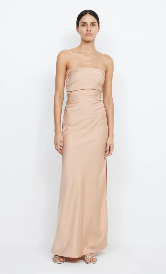 Bec Bridge ETERNITY STRAPLESS MAXI 8211 ROSE GOLD Women Maxi Dresses