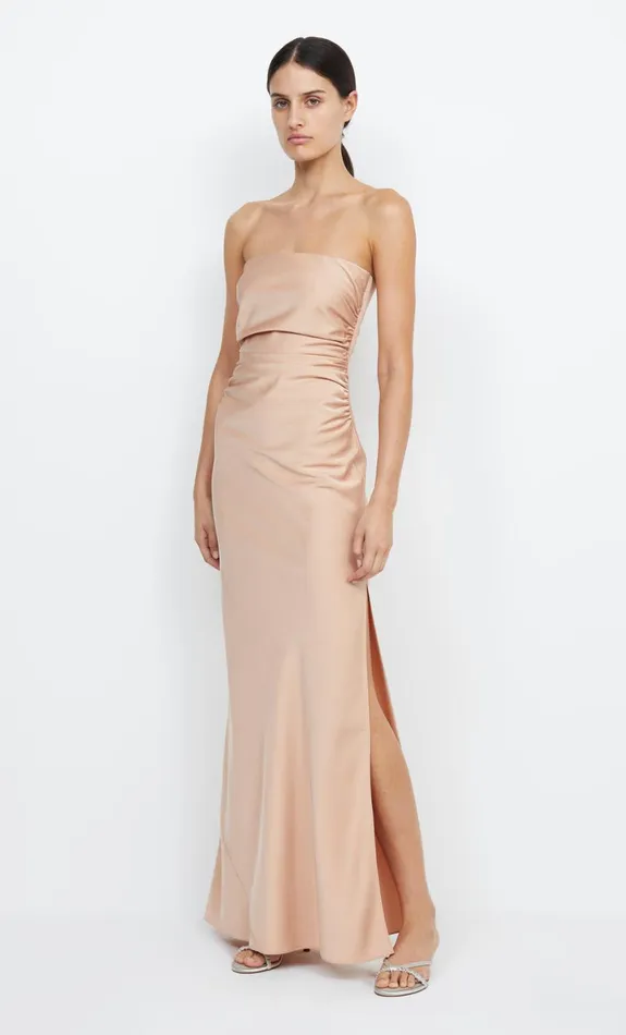 Bec Bridge ETERNITY STRAPLESS MAXI 8211 ROSE GOLD Women Maxi Dresses