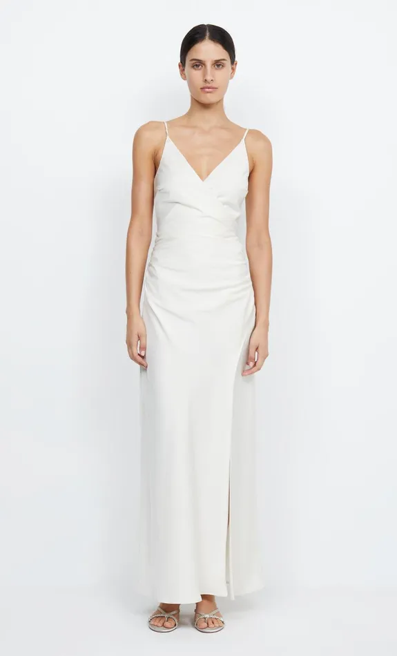 Bec Bridge ETERNITY V MAXI DRESS 8211 CREAM Women Prom Dresses