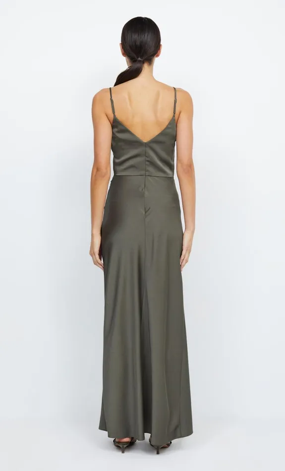 Bec Bridge ETERNITY V MAXI DRESS 8211 DARK WILLOW Women Prom Dresses