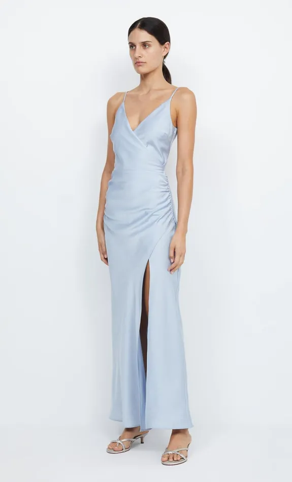 Bec Bridge ETERNITY V MAXI DRESS 8211 DUSTY BLUE Women Maxi Dresses