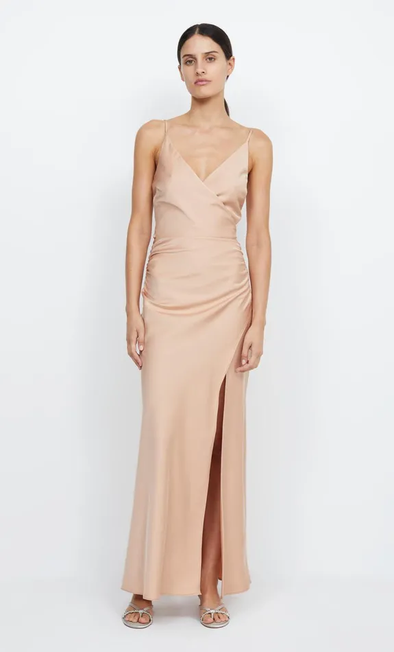 Bec Bridge ETERNITY V MAXI DRESS 8211 ROSE GOLD Women Maxi Dresses